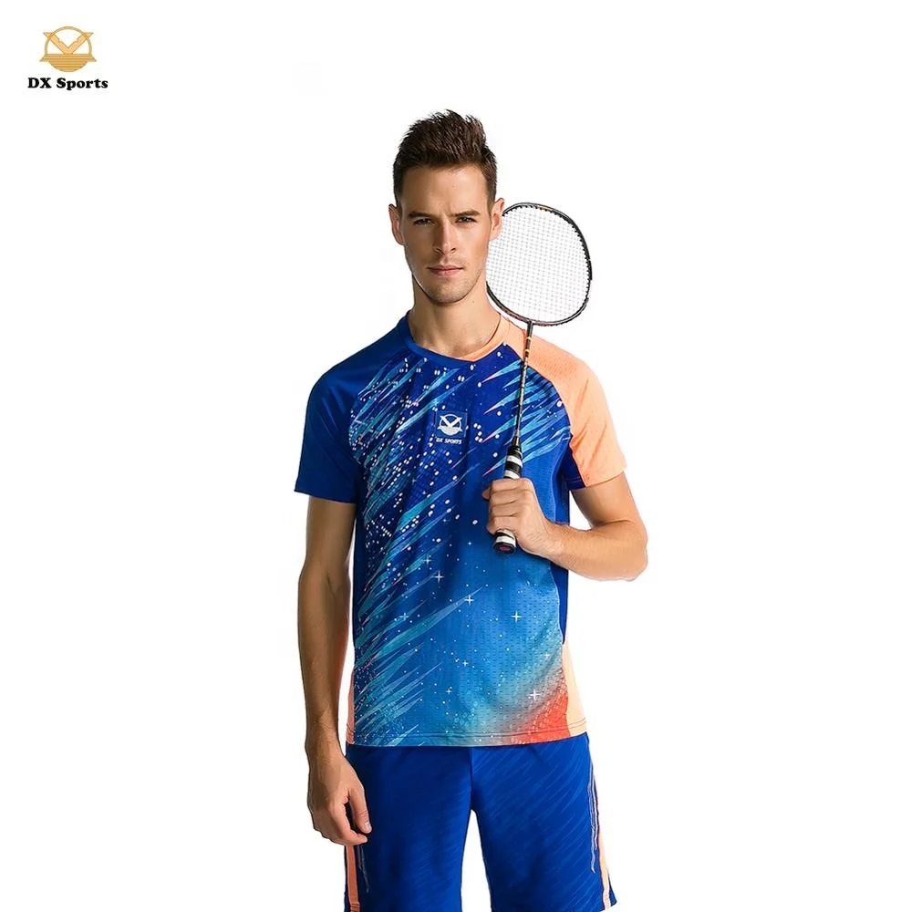 
Wholesale badminton sportswear clothing uniform sublimation badminton jersey 