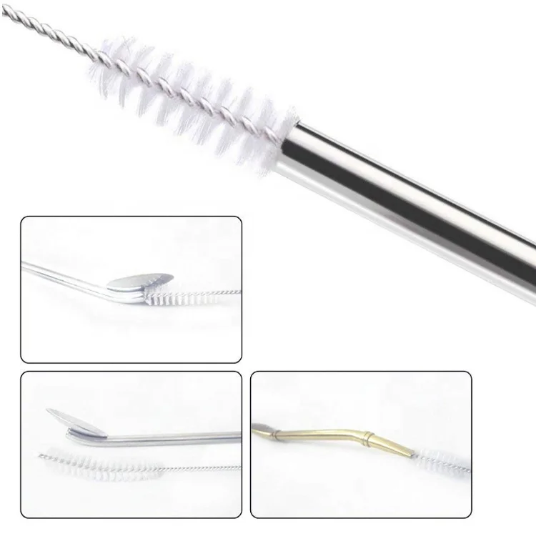 Customize 200mm Straw Brush Cleaner Cleaning Brushes for Straws