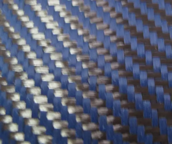 
Blue Carbon Aramid Fiber Cloth 