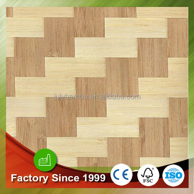 Bamboo braided veneer carbonized natural