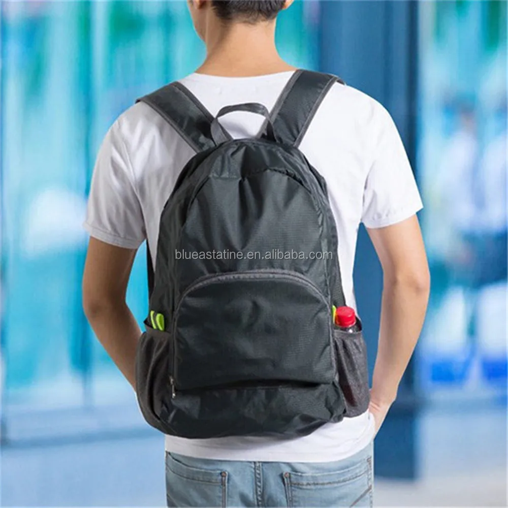 Custom outdoor traveling bag Folding sports bag back pack