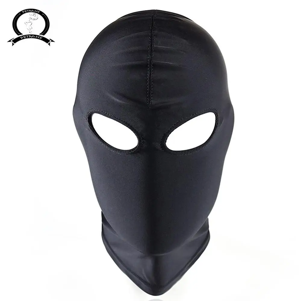 Leather Mask Head Harness Punk Goth Tops Cage For Women & Men Festival Rave Mask leather costume mask