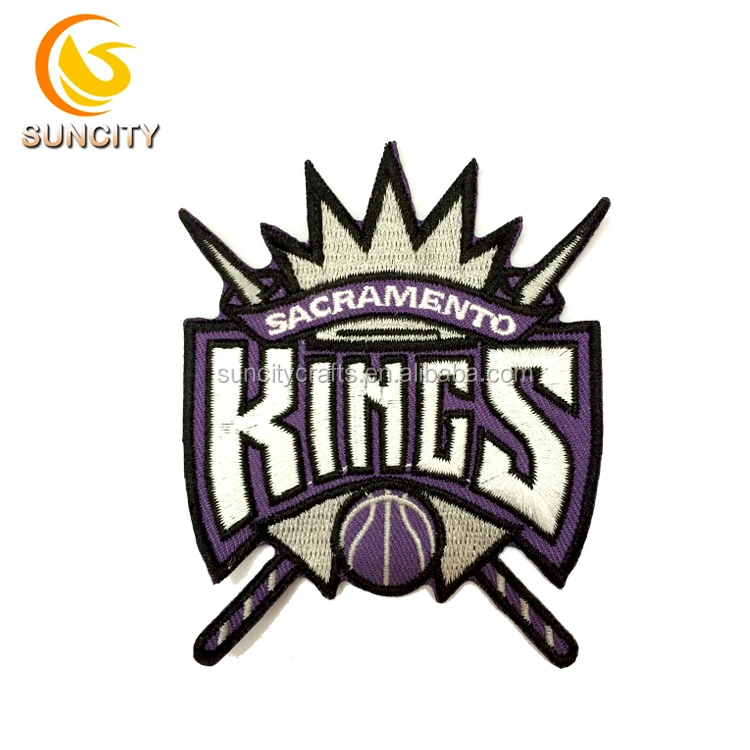 Рекламный дизайн, нашивка для баскетбола NBA, Сакраменто, короли, вышивка