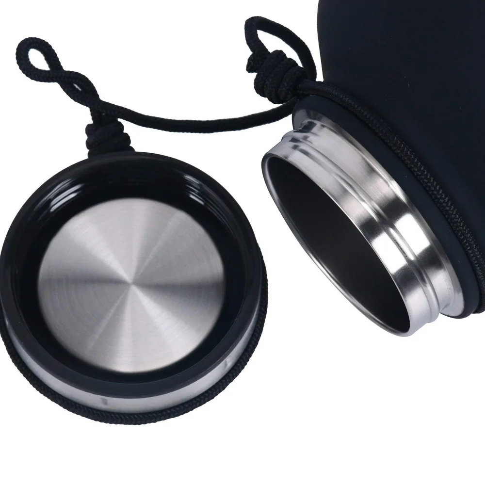 
1.9 liter wide mouth VACUUM INSULATED 18/8 stainless steel ice cube holder, water bottle, beer growler 