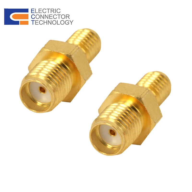 Позолоченные SMA женский ssma Женский коаксиальный адаптер