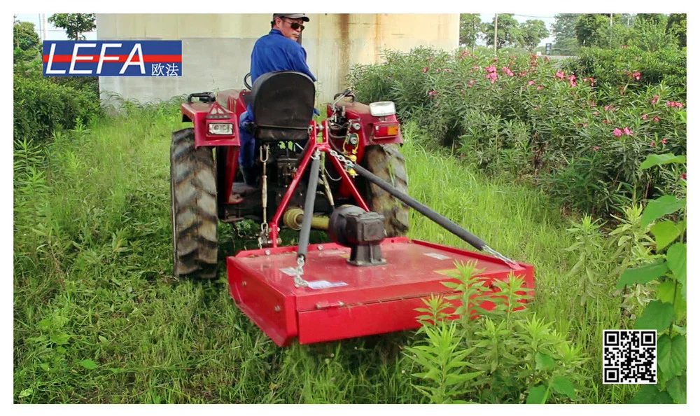 Agro machinery China compact tractor rotary brush mowers for sale