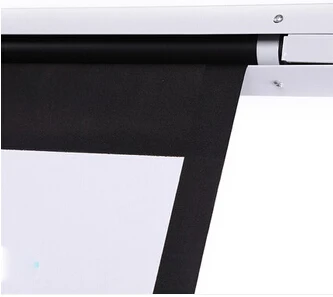 Format 4:3 widescreen pull down projector map screen with self lock