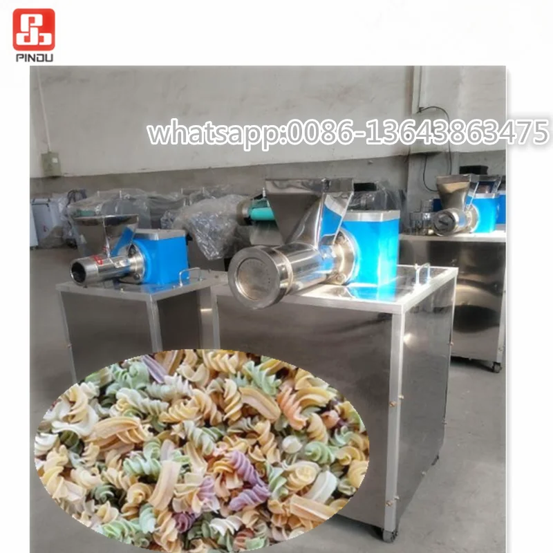 industrial spaghetti macaroni pasta noodle extruder maker making machine
