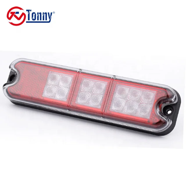 12V-48V Input Mult-color Forklift Rear Light LED Stop/turn/signal Light