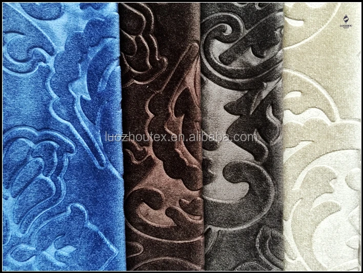  Бархатная ткань с 3D тиснением