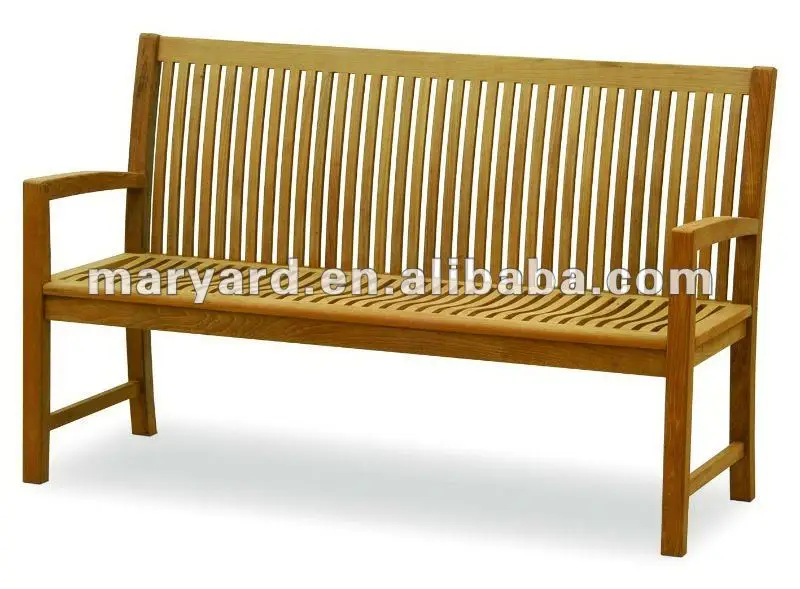 Уличная скамейка из тикового дерева массива для патио