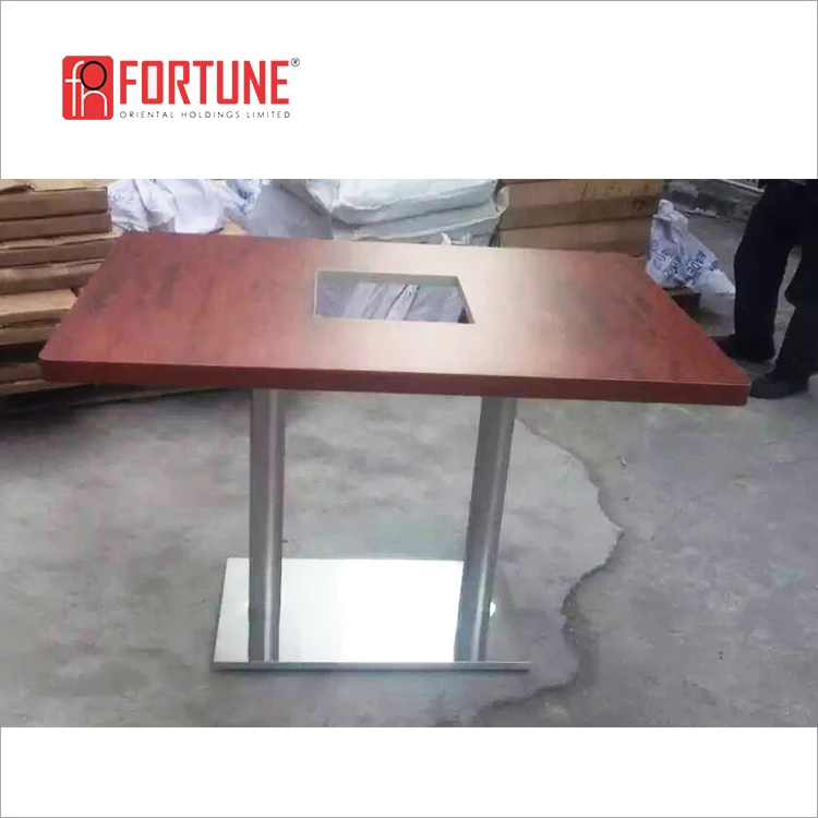 Профессиональный китайский ресторан Горячий Горшок стол Цена по прейскуранту завода для продажи (FOH-CMM16)