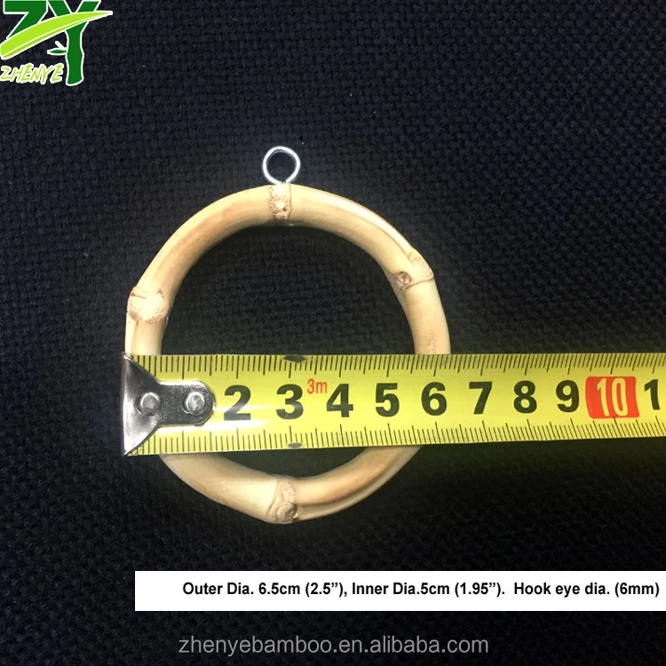 ZY404 Bamboo Curtain Rings bamboo curtain accessories bamboo rain rings  in Low Price !
