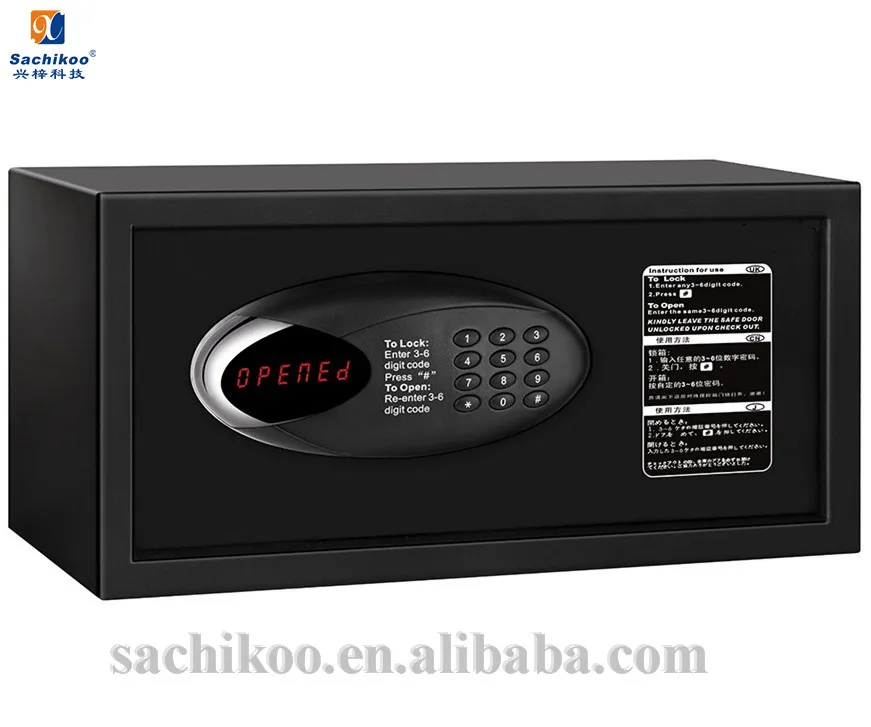 New design hotel professional fireproof electronic safe box lock security safe deposit box