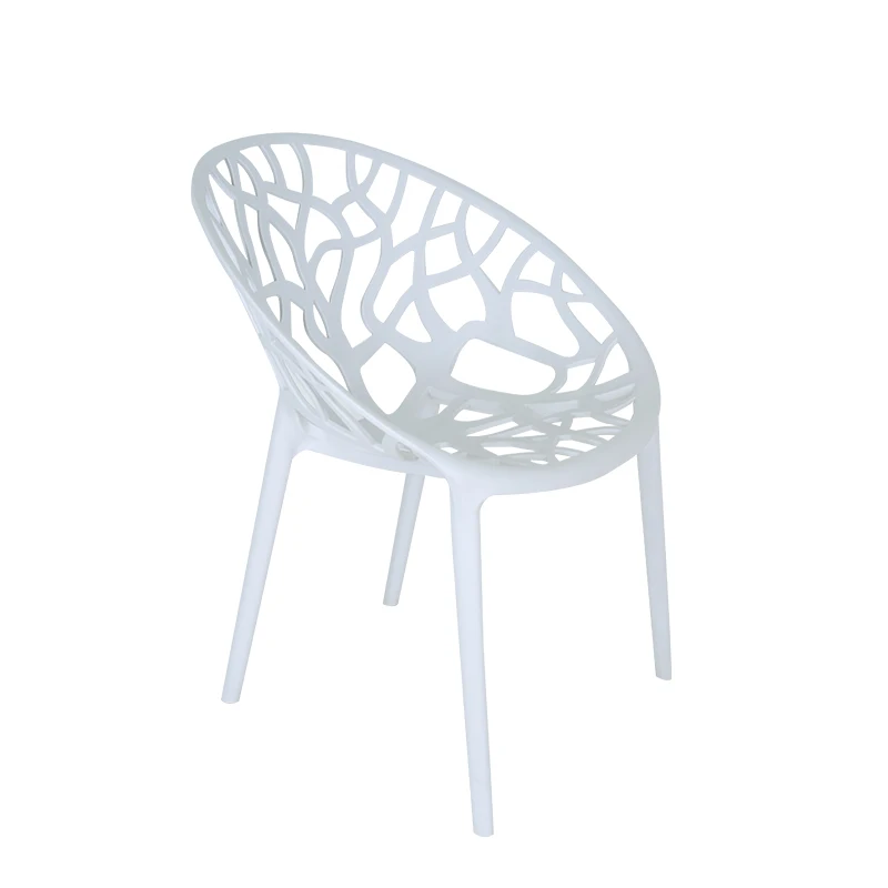 
The best raw material flower shaped design dining plastic chair 