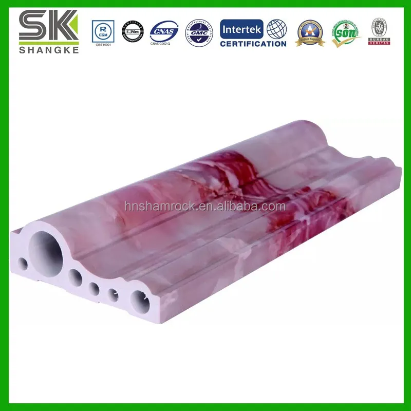 pvc marble line frame for interior and exterior decoration