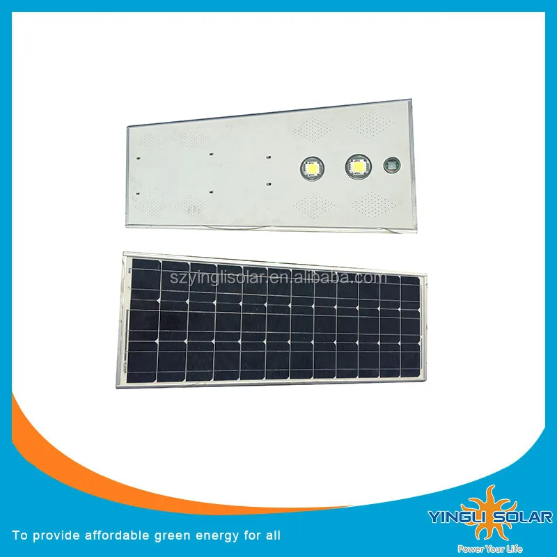 Дистанционного 60 Вт Водонепроницаемый Интегрированной Солнечной Энергии Солнечный Уличный Свет без полюса