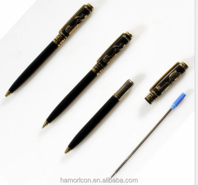 Free sample promotion cheap slim promotional ink thin metal pen Office&school supplies executive ballpoint pen