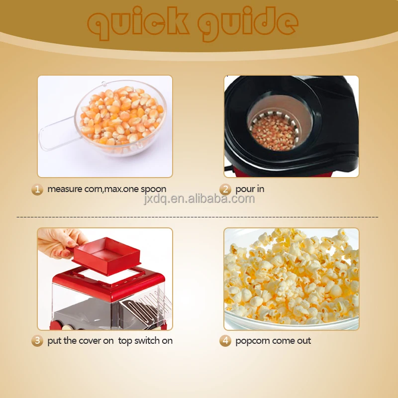 2020 Factory Price Home Mini Hot Air Snack Popcorn Maker Popcorn Machine