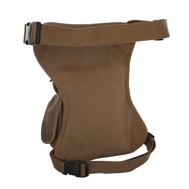 
Hunting Fanny Pack Waist Bag Belt Canvas Men Tactical Motorcycle Drop Leg Bag 