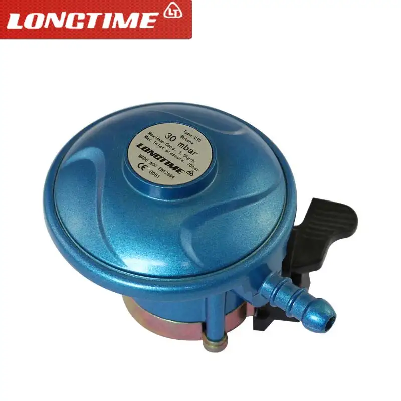 Quick on Butane gas regulator with 21mm inlet for UK