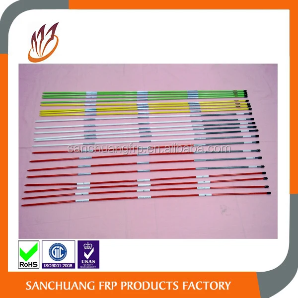 Highly Flexible and Strength Fiberglass Poles for Golf Alignment Stick and Tent Poles