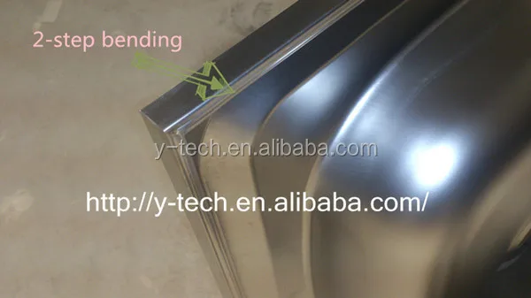 YK1550D Stainless Basin Wash Basin Price in Pakistan Double Bowl Kitchen Sink with Drainboard