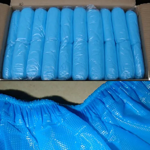 
china supplier cheap price Non woven PP/CPE/PE disposable shoe covers <span style=