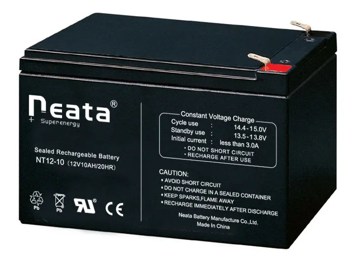 Electric Power Systems UPS 10v 12 Volt 6 amp Battery 6 Fm Sealed Vrla Lead Acid Battery