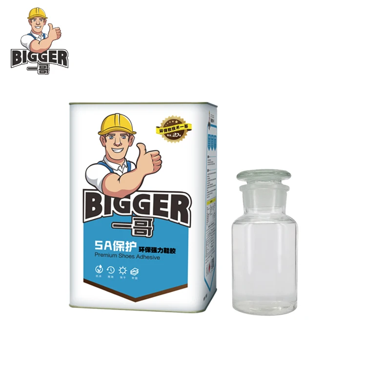 Water based shoe adhesive for shoe materials like rubber PU PVC EVA