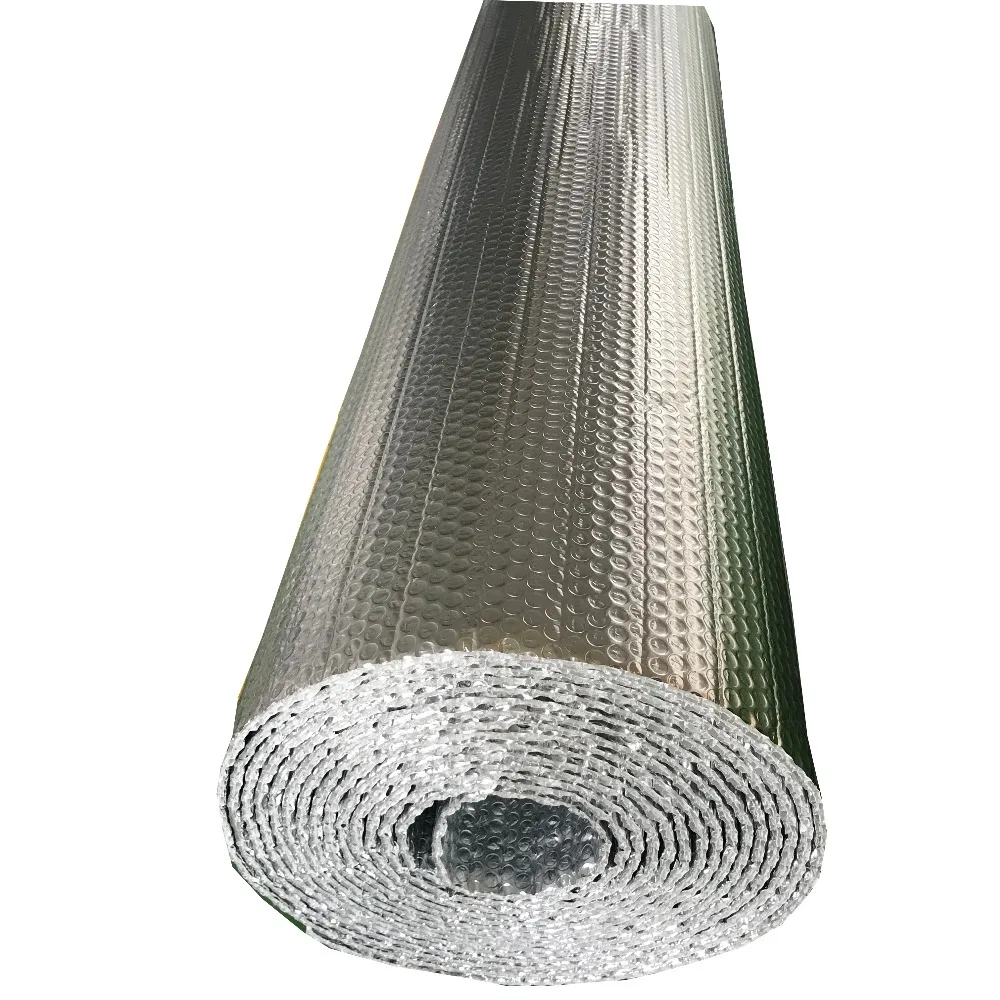 Reflective aluminum foil air bubble aluminum insulation for thermal insulation material