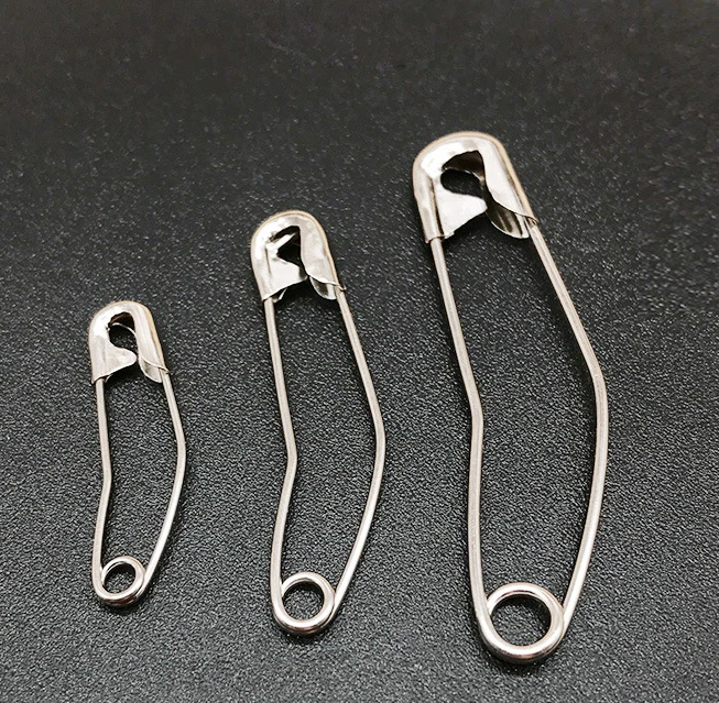 Curved Safety Pins Quilting Basting Pins with Plastic Cases