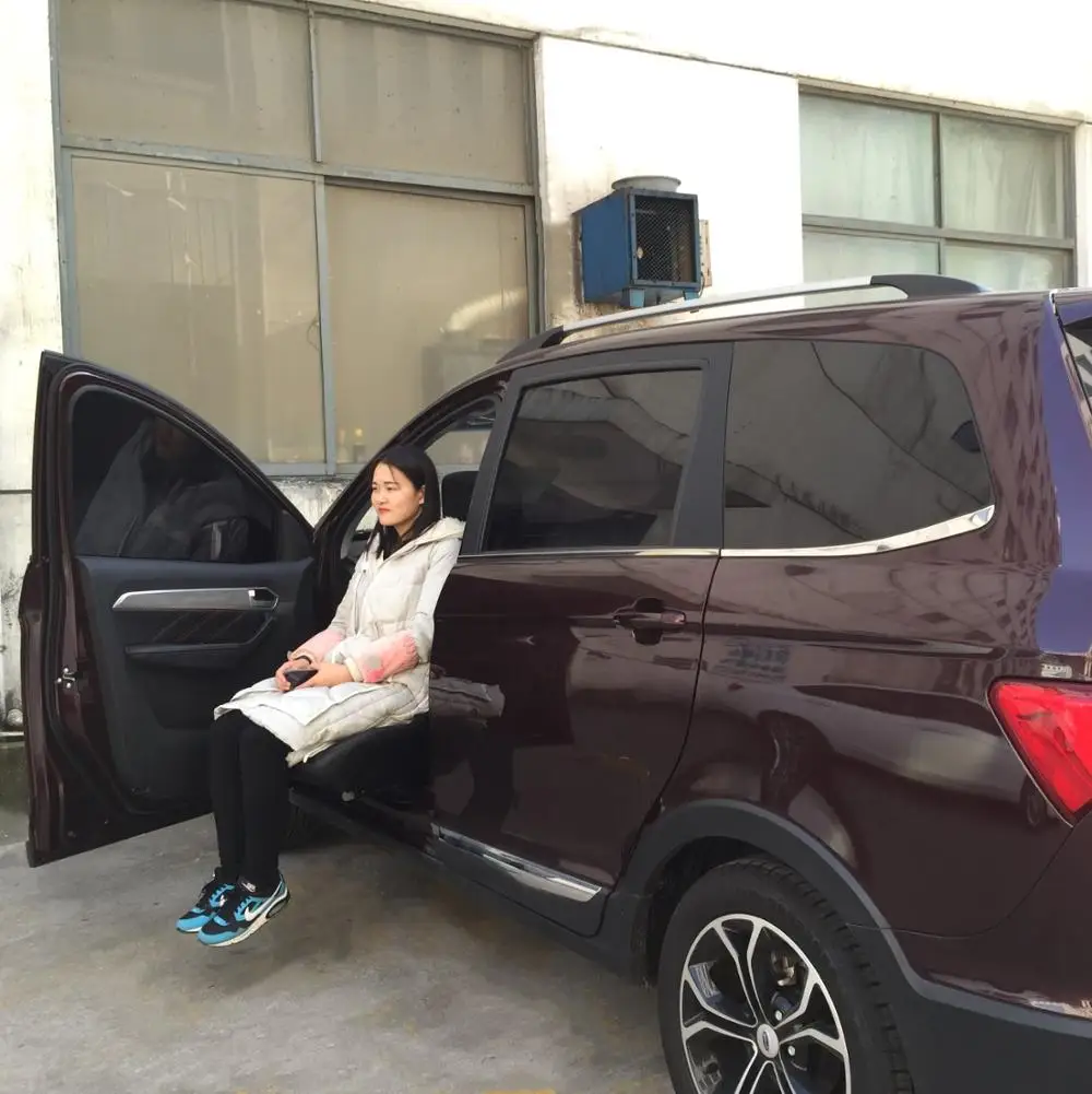 Luxury Leather Electric Adjustable Swivel Turning Seat Rotating Lift Car Seat for Disabled Handicapped Patient Wheelchair Users