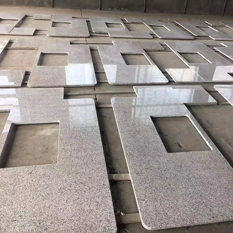 Giallo Cecilia White Granite Custom Kitchen Worktops Desk Tops Wholesale Flat Edge Imported Granite Countertop PAIA Stone