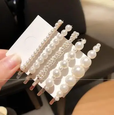 Женские заколки для волос E9, заколки для волос с жемчугом