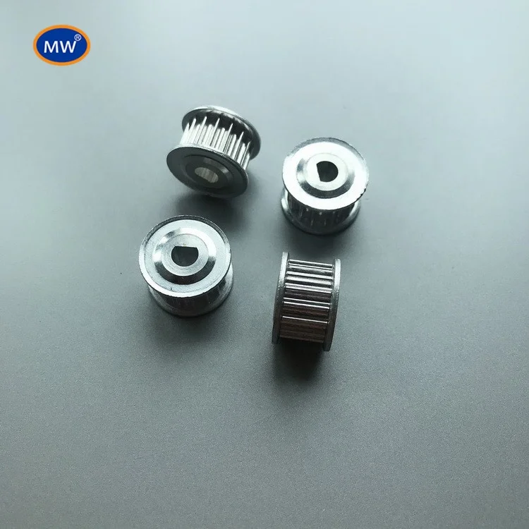 Stock mw high quality aluminium 3m 16T with d hole synchronous belt pulley for robot timing pulley for motor