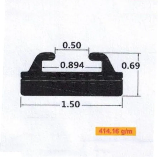 UHMWPE snowmobile wear strips