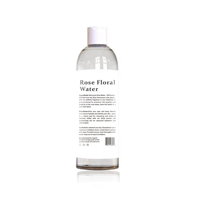OEM/ODM Organic Rose Floral Dew Water Whitening And Moisturizing Rose Hydrosol Hydrolat