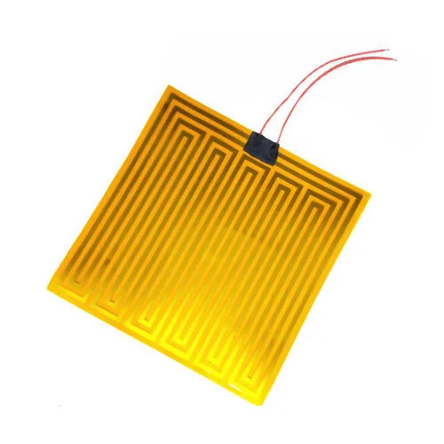 Round Kapton Polyimide Flexible Heaters 12V 300MM With Thermistor
