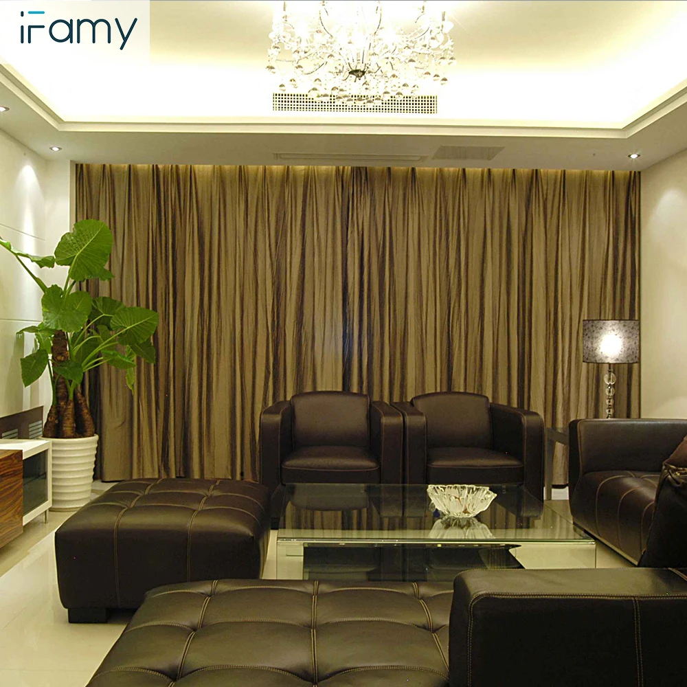 Hotel Blackout Design curtains Woven Factory Direct s fold sheer curtain high quality