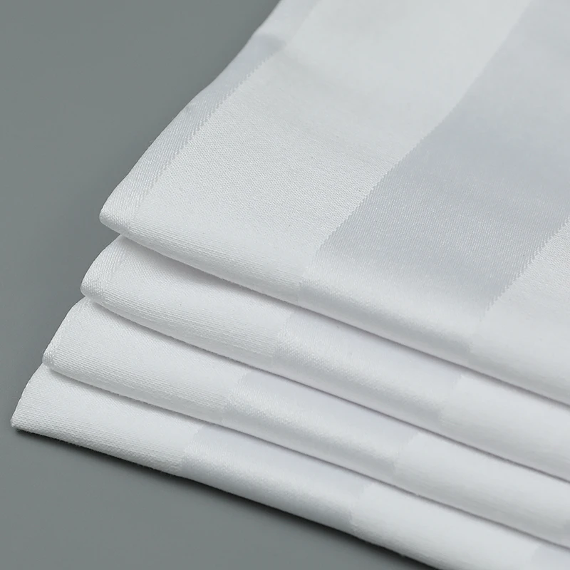 100% cotton 3cm stripe 250TC 300TC 350TC sateen jacquard bed sheet fabric