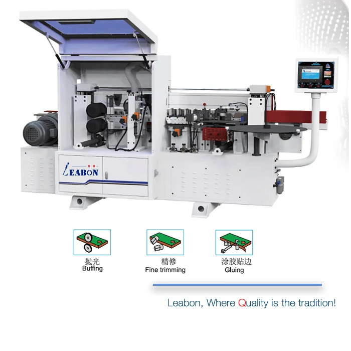 T-250 Competitive Price Semi-Automatic Edge Binding Machine With Buffing and Fine Trimming Functionsfor MDF Manufacturing