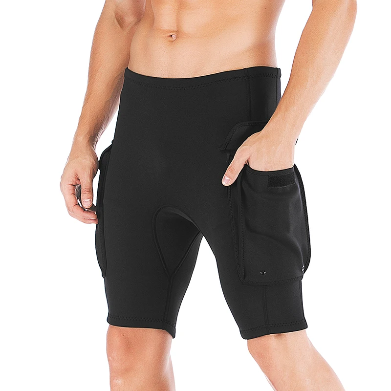 Men Swimming Trunks Warm Diving Pants 3mm Anti-UV Beachwear
