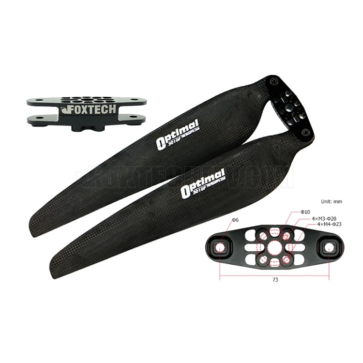 Foxtech Optimal C/F Propeller 3010F for uav