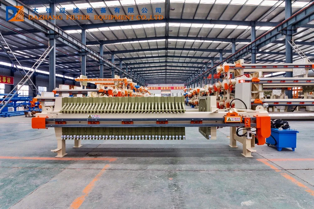 Carton Box Plant Print Ink Waste Water Treatment Filter Press Machine Filtration Factory