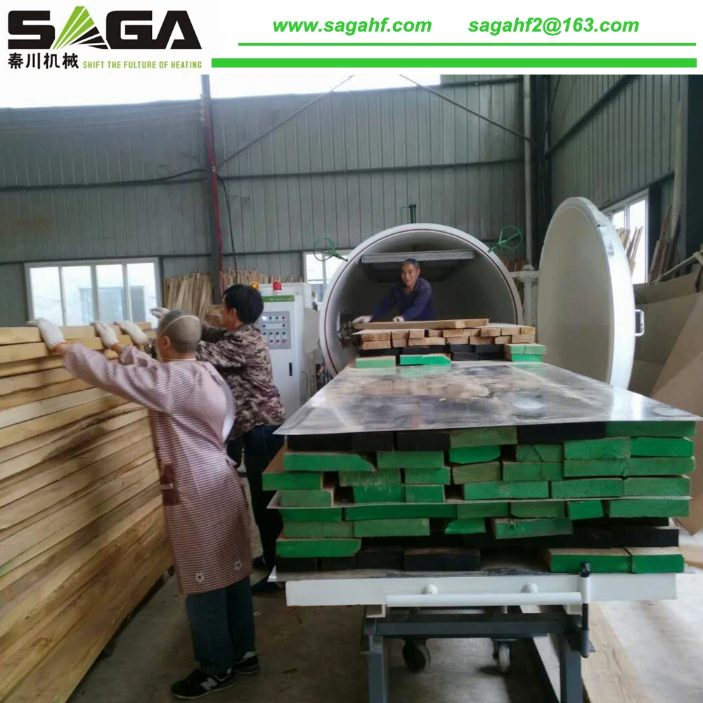 Log Sawmill High Frequency Vacuum Dryer For Wood HFVD100-SA