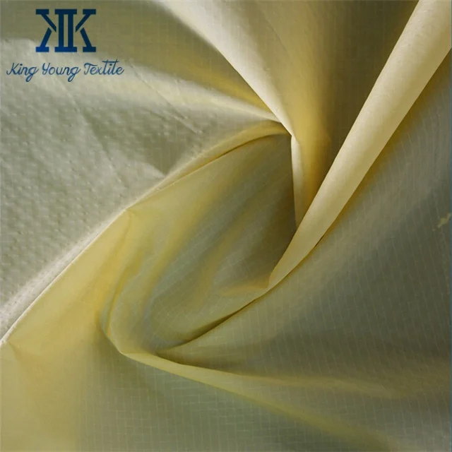 lightweight DWR coated waterproof 20d 40D ripstop nylon fabric