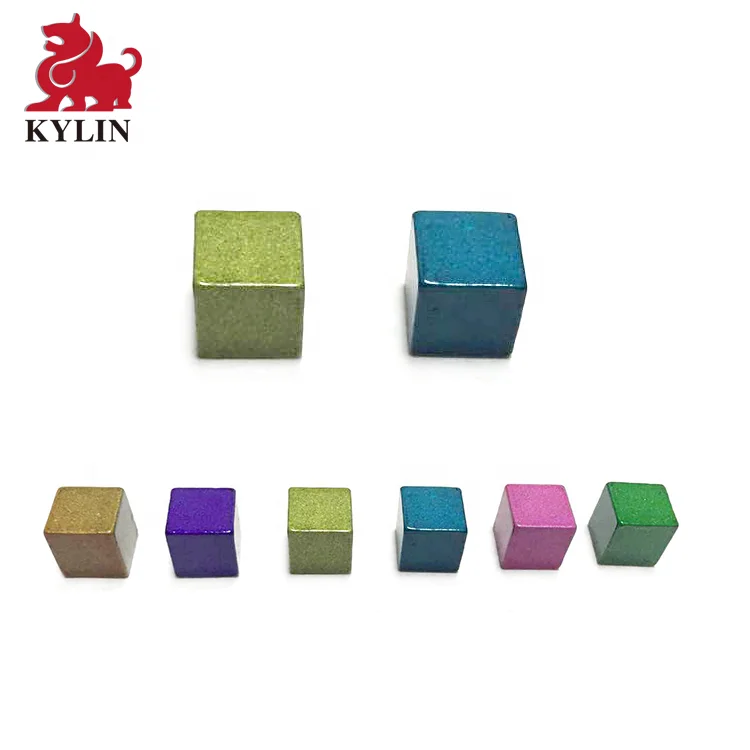 High quality customized metal cube metal resource for board game