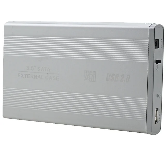 New 3.5 inch USB 2.0 SATA External HDD HD Disk Hard Drive Enclosure Case Cover External Storage Box