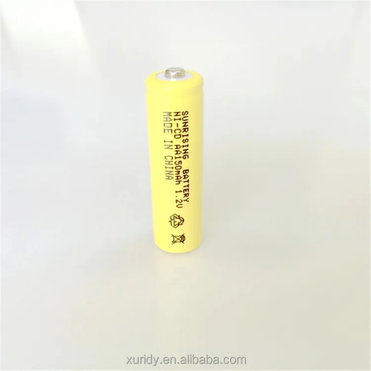 NI-CD AA 150mah 1.2V rechargeable battery